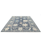 Oushak 8'1'' X 9'9'' Hand-Knotted Wool Rug 8'1'' x 9'9'' (243 X 293) / Grey / Ivory