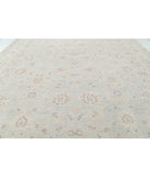 Oushak 12'9'' X 17'7'' Hand-Knotted Wool Rug 12'9'' x 17'7'' (383 X 528) / Grey / Ivory