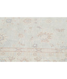 Oushak 12'9'' X 17'7'' Hand-Knotted Wool Rug 12'9'' x 17'7'' (383 X 528) / Grey / Ivory