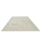 Oushak 9'3'' X 11'11'' Hand-Knotted Wool Rug 9'3'' x 11'11'' (278 X 358) / Grey / Blue