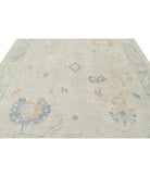 Oushak 9'3'' X 11'11'' Hand-Knotted Wool Rug 9'3'' x 11'11'' (278 X 358) / Grey / Blue