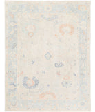 Oushak 9'3'' X 11'11'' Hand-Knotted Wool Rug 9'3'' x 11'11'' (278 X 358) / Grey / Blue