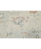 Oushak 11'8'' X 14'10'' Hand-Knotted Wool Rug 11'8'' x 14'10'' (350 X 445) / Beige / Blue