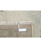 Oushak 11'8'' X 14'10'' Hand-Knotted Wool Rug 11'8'' x 14'10'' (350 X 445) / Beige / Blue