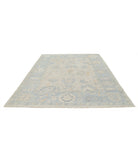 Oushak 8'2'' X 10'0'' Hand-Knotted Wool Rug 8'2'' x 10'0'' (245 X 300) / Grey / Blue