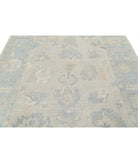 Oushak 8'2'' X 10'0'' Hand-Knotted Wool Rug 8'2'' x 10'0'' (245 X 300) / Grey / Blue