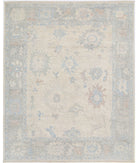 Oushak 8'2'' X 9'11'' Hand-Knotted Wool Rug 8'2'' x 9'11'' (245 X 298) / Ivory / Grey