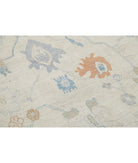 Oushak 10'0'' X 13'5'' Hand-Knotted Wool Rug 10'0'' x 13'5'' (300 X 403) / Ivory / Blue