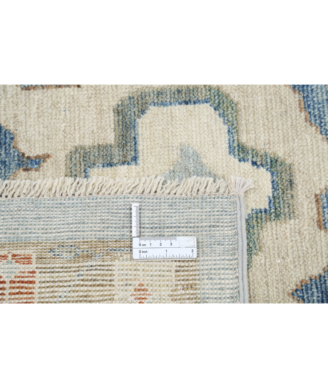 Oushak 9'10'' X 13'6'' Hand-Knotted Wool Rug 9'10'' x 13'6'' (295 X 405) / Blue / Ivory