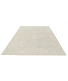 Oushak 8'1'' X 9'6'' Hand-Knotted Wool Rug 8'1'' x 9'6'' (243 X 285) / Grey / Ivory