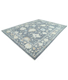 Oushak 10'4'' X 13'11'' Hand-Knotted Wool Rug 10'4'' x 13'11'' (310 X 418) / Grey / Grey