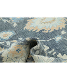 Oushak 10'4'' X 13'11'' Hand-Knotted Wool Rug 10'4'' x 13'11'' (310 X 418) / Grey / Grey