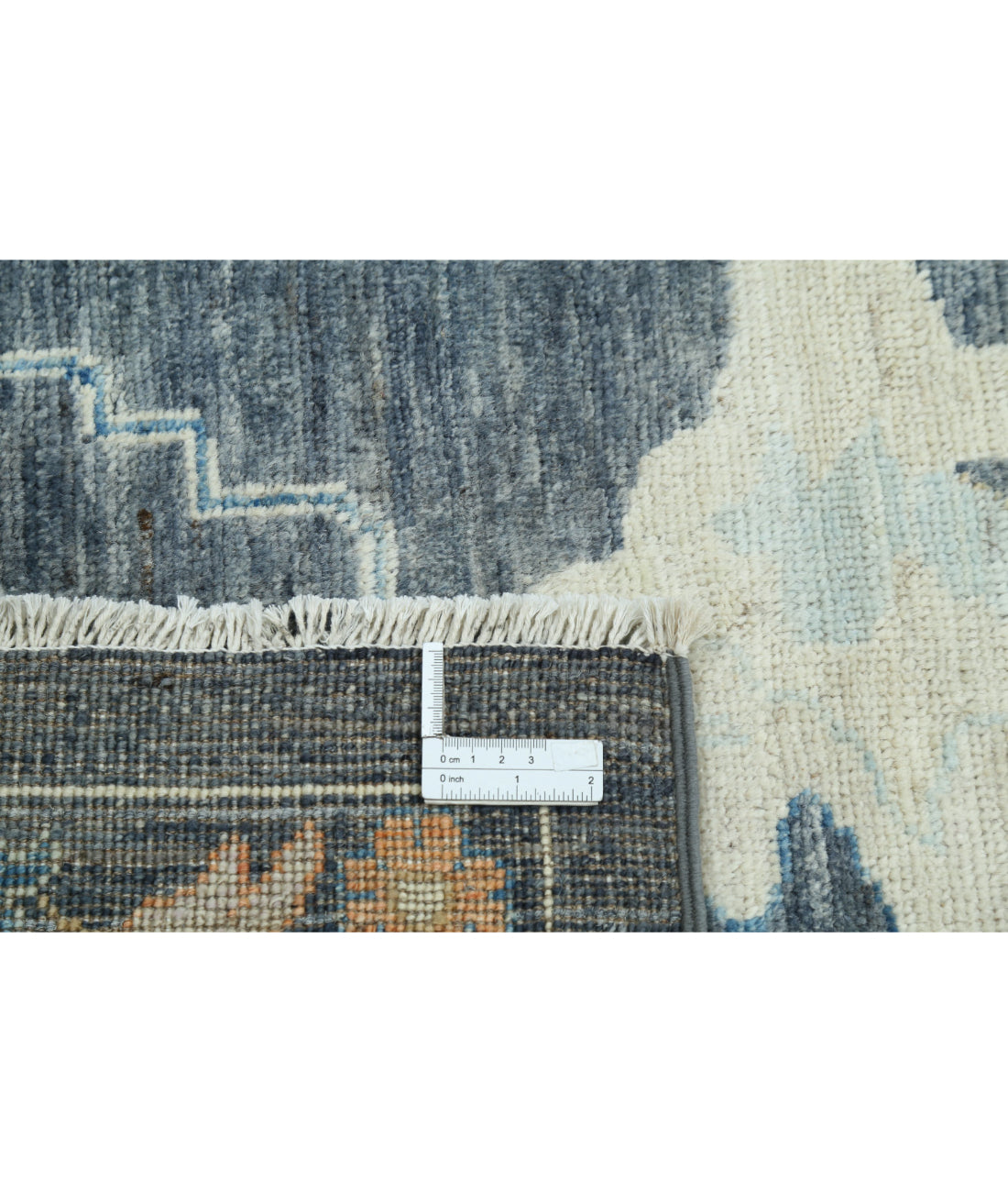 Oushak 10'4'' X 13'11'' Hand-Knotted Wool Rug 10'4'' x 13'11'' (310 X 418) / Grey / Grey