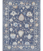 Oushak 10'4'' X 13'11'' Hand-Knotted Wool Rug 10'4'' x 13'11'' (310 X 418) / Grey / Grey