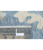 Oushak 10'1'' X 13'10'' Hand-Knotted Wool Rug 10'1'' x 13'10'' (303 X 415) / Blue / Blue