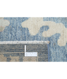 Oushak 10'1'' X 13'10'' Hand-Knotted Wool Rug 10'1'' x 13'10'' (303 X 415) / Blue / Blue