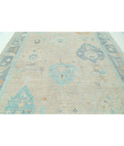 Oushak 9'0'' X 11'9'' Hand-Knotted Wool Rug 9'0'' x 11'9'' (270 X 353) / Peach / Grey