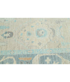 Oushak 9'0'' X 11'9'' Hand-Knotted Wool Rug 9'0'' x 11'9'' (270 X 353) / Peach / Grey