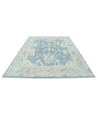 Oushak 7'11'' X 10'0'' Hand-Knotted Wool Rug 7'11'' x 10'0'' (238 X 300) / Blue / Green