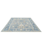 Oushak 8'0'' X 9'10'' Hand-Knotted Wool Rug 8'0'' x 9'10'' (240 X 295) / Grey / Blue