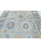 Oushak 9'2'' X 12'3'' Hand-Knotted Wool Rug 9'2'' x 12'3'' (275 X 368) / Blue / Grey