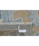 Oushak 9'2'' X 12'3'' Hand-Knotted Wool Rug 9'2'' x 12'3'' (275 X 368) / Blue / Grey