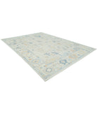 Oushak 9'11'' X 13'9'' Hand-Knotted Wool Rug 9'11'' x 13'9'' (298 X 413) / Ivory / Ivory