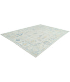 Oushak 9'11'' X 13'9'' Hand-Knotted Wool Rug 9'11'' x 13'9'' (298 X 413) / Ivory / Ivory