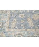 Oushak 5'10'' X 9'0'' Hand-Knotted Wool Rug 5'10'' x 9'0'' (175 X 270) / Grey / Blue