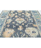 Oushak 8'11'' X 11'7'' Hand-Knotted Wool Rug 8'11'' x 11'7'' (268 X 348) / Grey / Blue