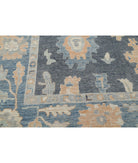 Oushak 10'2'' X 13'8'' Hand-Knotted Wool Rug 10'2'' x 13'8'' (305 X 410) / Grey / Blue