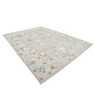 Oushak 10'0'' X 13'6'' Hand-Knotted Wool Rug 10'0'' x 13'6'' (300 X 405) / Grey / Blue