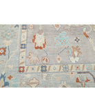 Oushak 10'0'' X 13'6'' Hand-Knotted Wool Rug 10'0'' x 13'6'' (300 X 405) / Grey / Blue