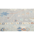 Oushak 10'0'' X 13'6'' Hand-Knotted Wool Rug 10'0'' x 13'6'' (300 X 405) / Grey / Blue