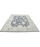 Oushak 8'0'' X 10'0'' Hand-Knotted Wool Rug 8'0'' x 10'0'' (240 X 300) / Grey / Grey