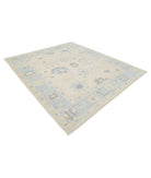 Oushak 8'2'' X 9'8'' Hand-Knotted Wool Rug 8'2'' x 9'8'' (245 X 290) / Taupe / Blue