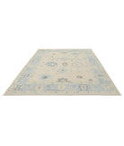 Oushak 8'2'' X 9'8'' Hand-Knotted Wool Rug 8'2'' x 9'8'' (245 X 290) / Taupe / Blue