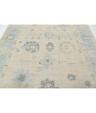 Oushak 8'2'' X 9'8'' Hand-Knotted Wool Rug 8'2'' x 9'8'' (245 X 290) / Taupe / Blue