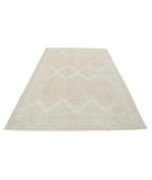 Oushak 6'2'' X 8'10'' Hand-Knotted Wool Rug 6'2'' x 8'10'' (185 X 265) / Taupe / Ivory