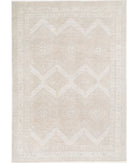 Oushak 6'2'' X 8'10'' Hand-Knotted Wool Rug 6'2'' x 8'10'' (185 X 265) / Taupe / Ivory