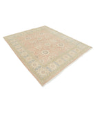 Oushak 6'10'' X 8'5'' Hand-Knotted Wool Rug 6'10'' x 8'5'' (205 X 253) / Peach / Taupe