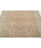 Oushak 6'10'' X 8'5'' Hand-Knotted Wool Rug 6'10'' x 8'5'' (205 X 253) / Peach / Taupe