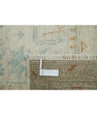 Oushak 9'1'' X 12'2'' Hand-Knotted Wool Rug 9'1'' x 12'2'' (273 X 365) / Ivory / Green