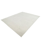 Oushak 9'0'' X 11'6'' Hand-Knotted Wool Rug 9'0'' x 11'6'' (270 X 345) / Ivory / Ivory