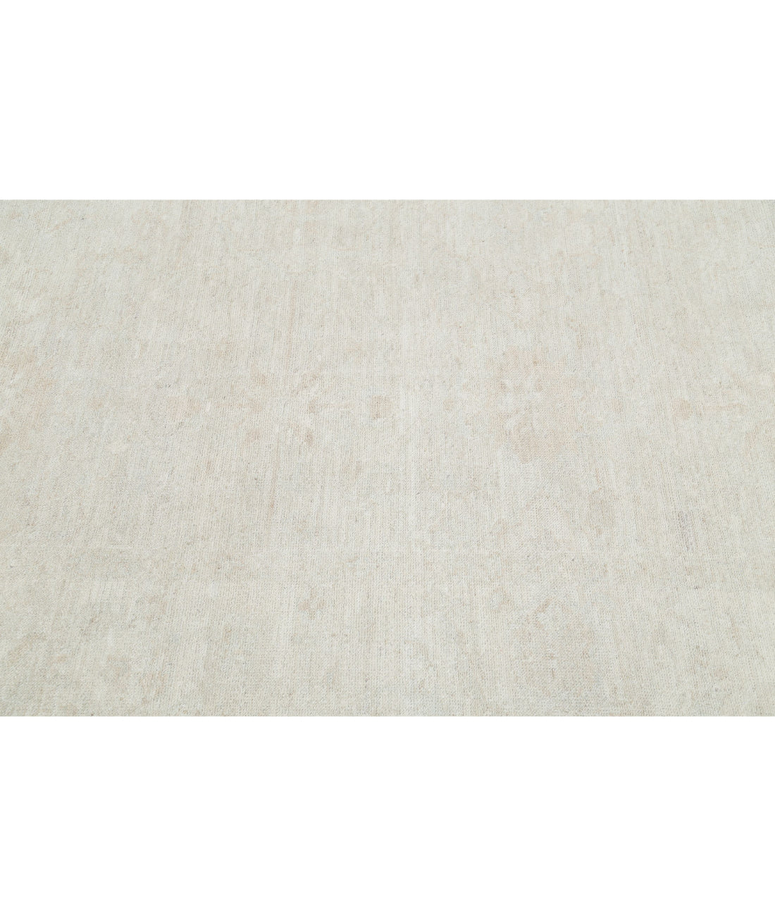 Oushak 9'0'' X 11'6'' Hand-Knotted Wool Rug 9'0'' x 11'6'' (270 X 345) / Ivory / Ivory