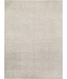 Oushak 9'0'' X 11'6'' Hand-Knotted Wool Rug 9'0'' x 11'6'' (270 X 345) / Ivory / Ivory