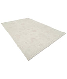 Oushak 8'6'' X 12'2'' Hand-Knotted Wool Rug 8'6'' x 12'2'' (255 X 365) / Ivory / Ivory