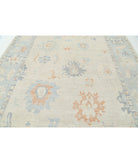 Oushak 9'2'' X 11'10'' Hand-Knotted Wool Rug 9'2'' x 11'10'' (275 X 355) / Ivory / Blue