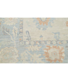 Oushak 9'2'' X 11'10'' Hand-Knotted Wool Rug 9'2'' x 11'10'' (275 X 355) / Ivory / Blue