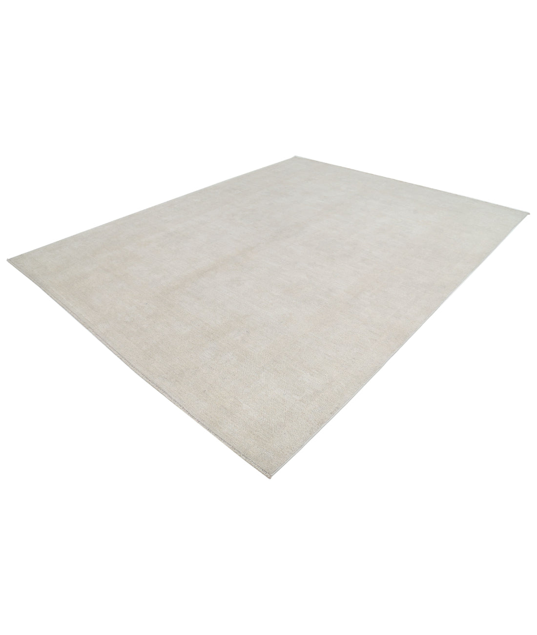 Oushak 9'0'' X 11'9'' Hand-Knotted Wool Rug 9'0'' x 11'9'' (270 X 353) / Ivory / Ivory